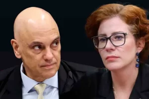 Carla Zambelli e Alexandre de Moraes